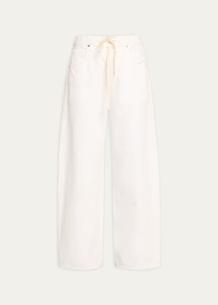 Brynn Wide-Leg Drawstring Trousers