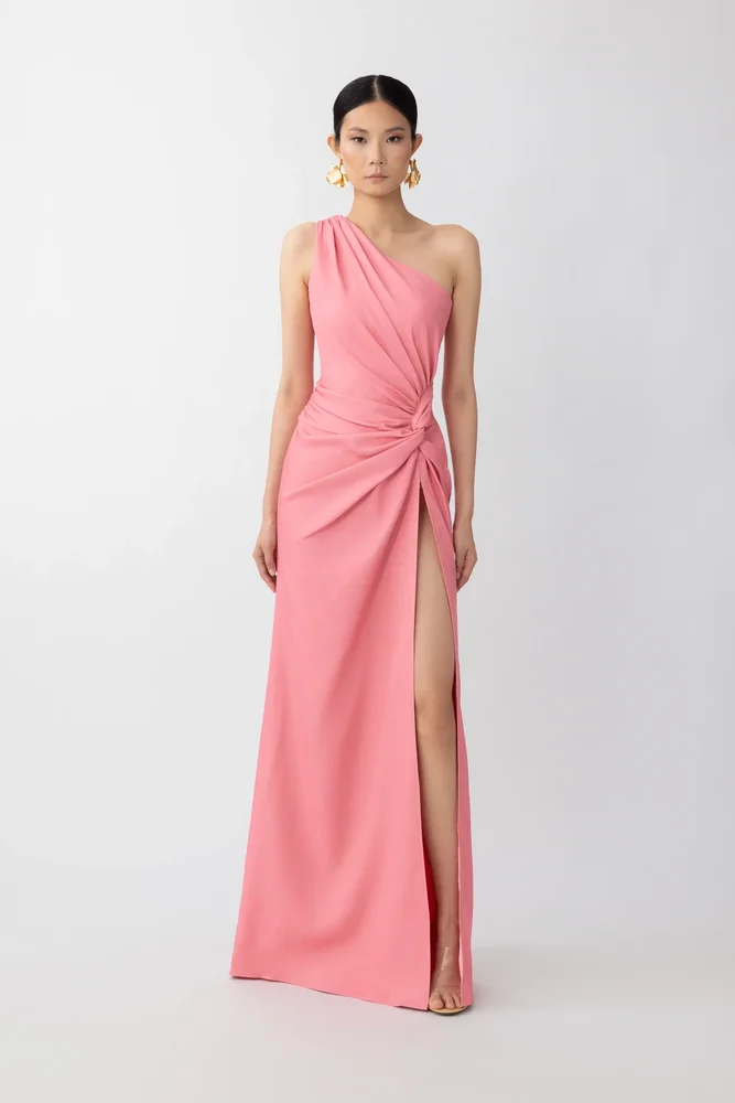 Sau Lee Helene One-shoulder Dress