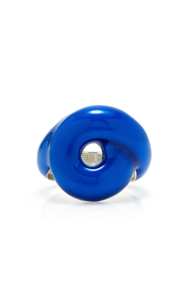 Tarallo Sterling Silver Enamel Ring