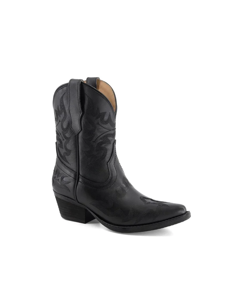 Western Leather Booties