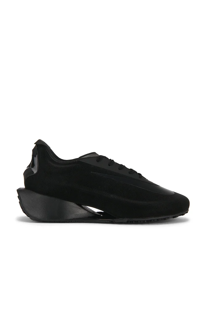 FS Run Sneaker in Black Metallic Grey