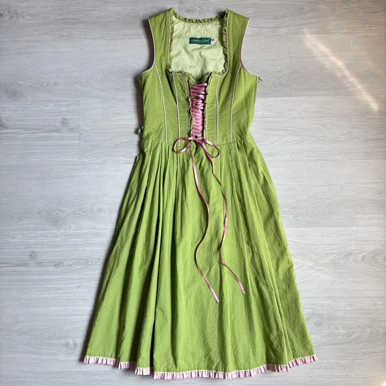 Country Line Trachtenmode Dirndl Octoberfest Dress Size 36