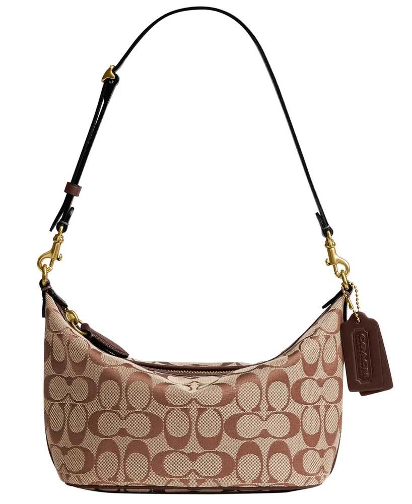 Demi Small Signature Jacquard Shoulder Bag