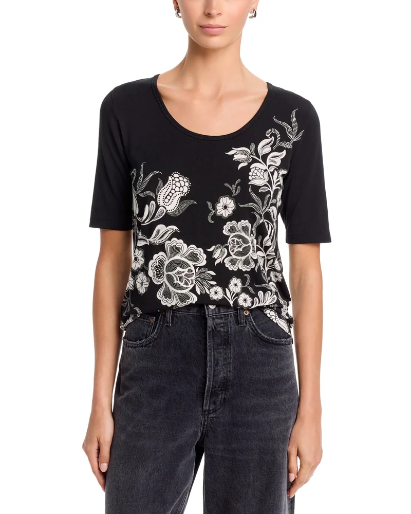 The Janie Favorite Scoop Neck Fitted Tee
