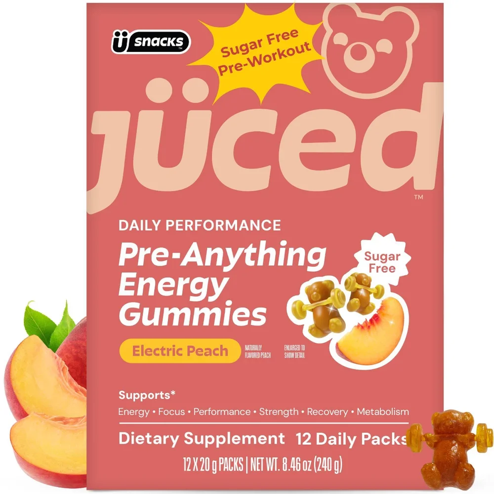 Jüced Pre-Workout Sugar Free Gummies