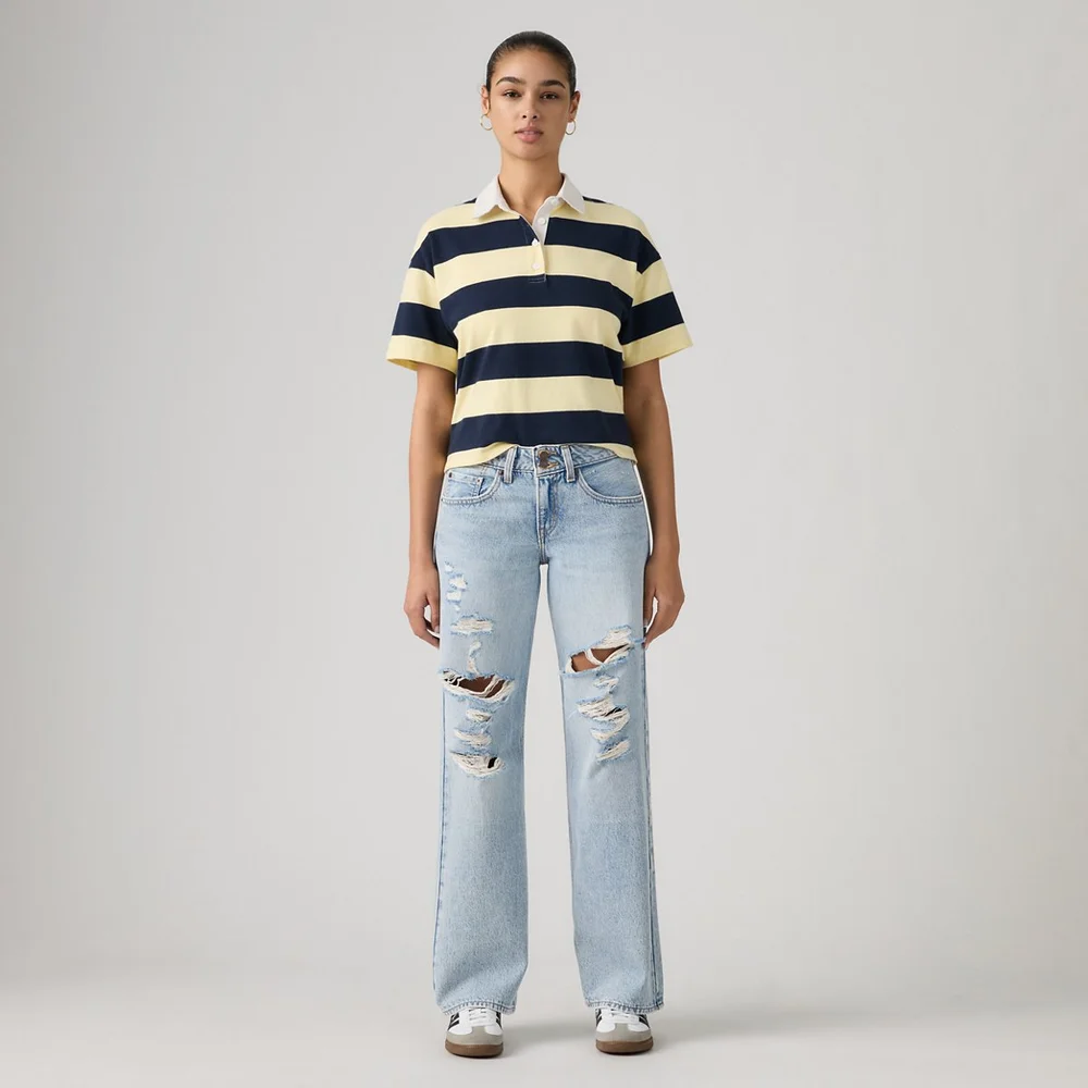 Superlow Loose Jeans in Don't Miss, Light Wash