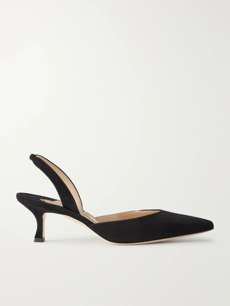 carolyne 50 suede slingback pumps