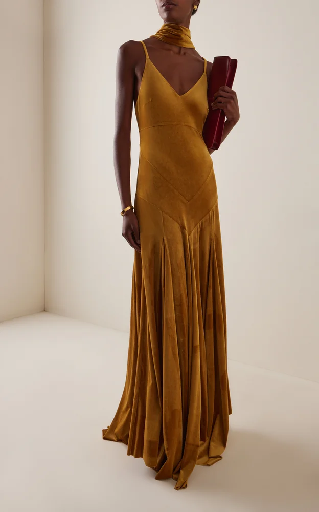 Nyra Velvet Maxi Dress