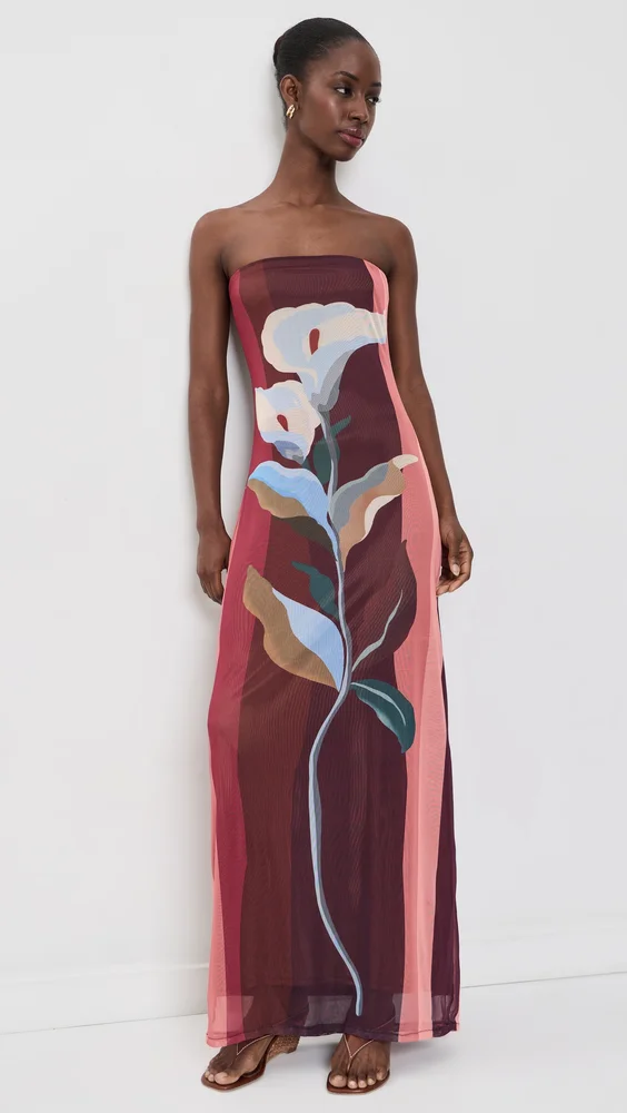 Brisa Strapless Maxi Dress