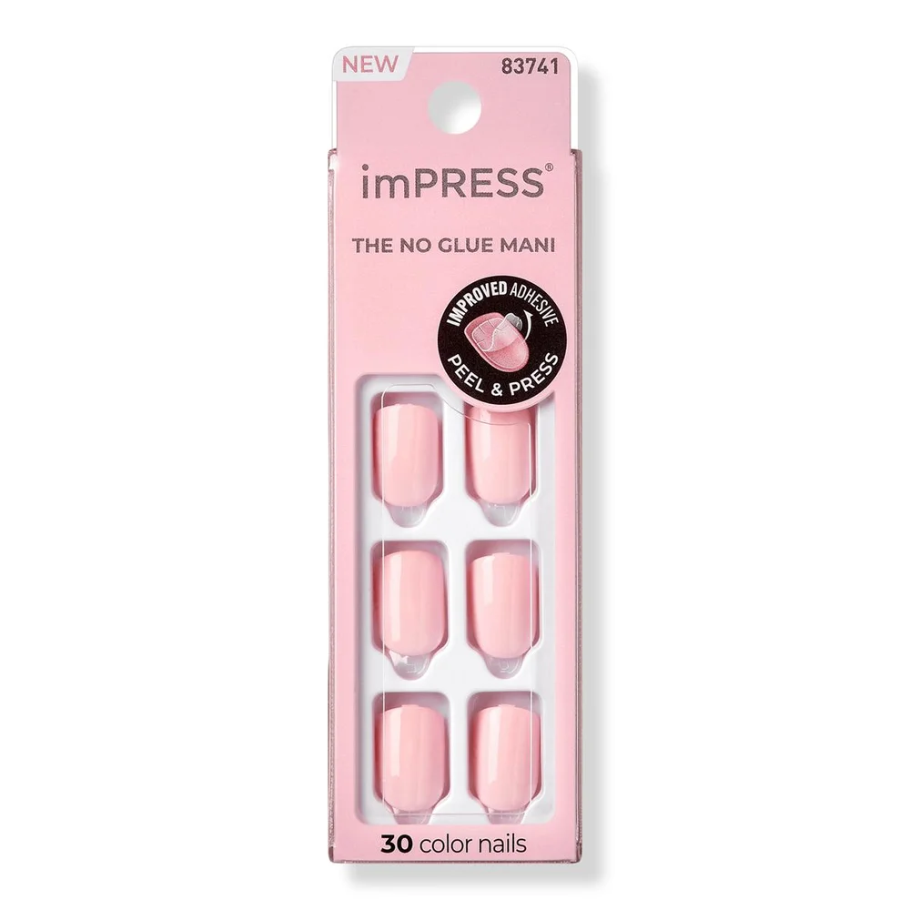 Impress Color Short Squoval Press On Nails