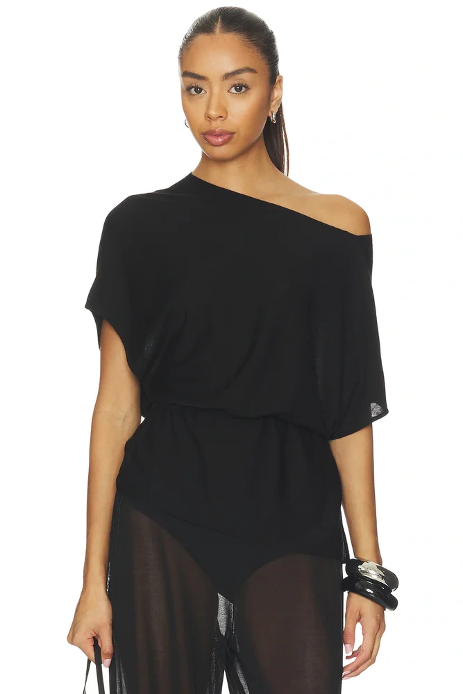 Jaidyn Knit Asymmetrical Top