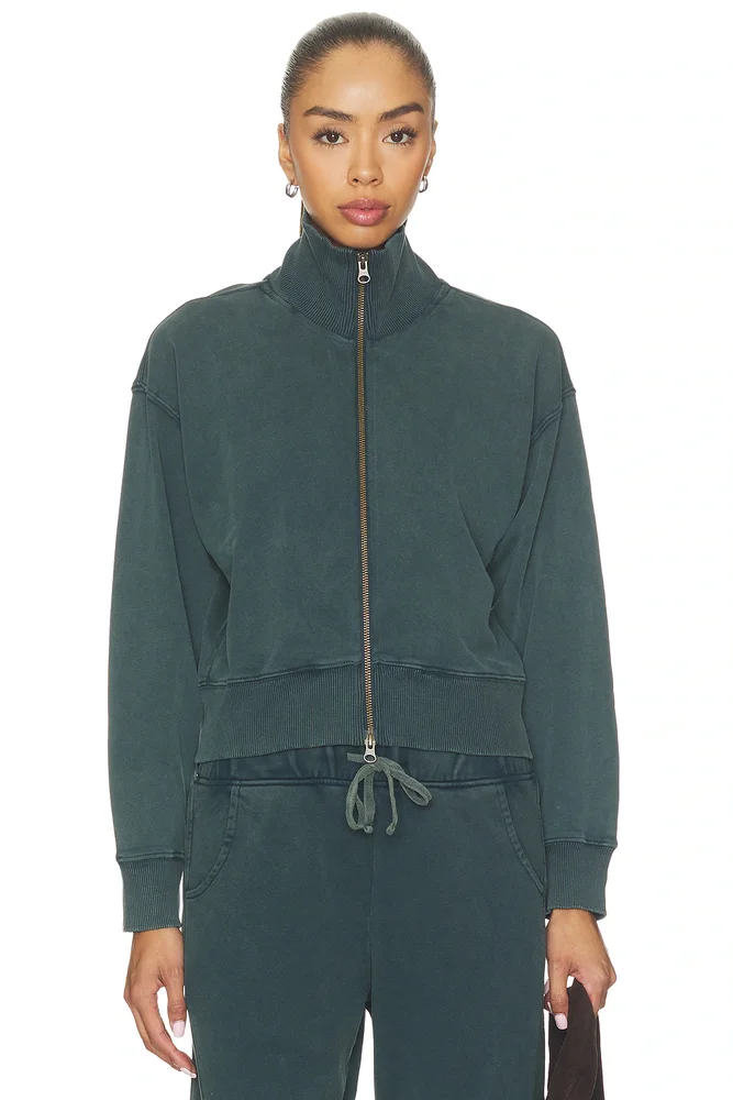 Funnel Neck Zip Up