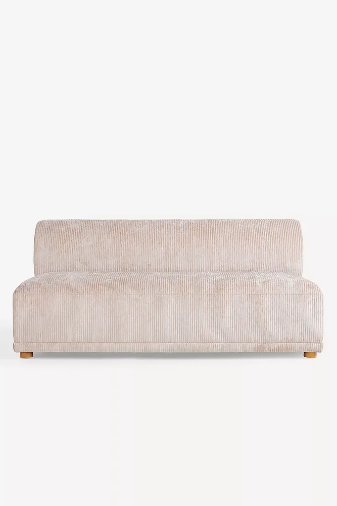 Celine Corduroy Modular Armless Sofa