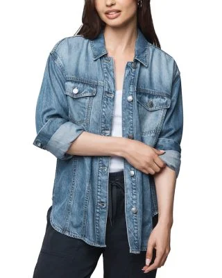 SplendidSoft Denim Shacket
