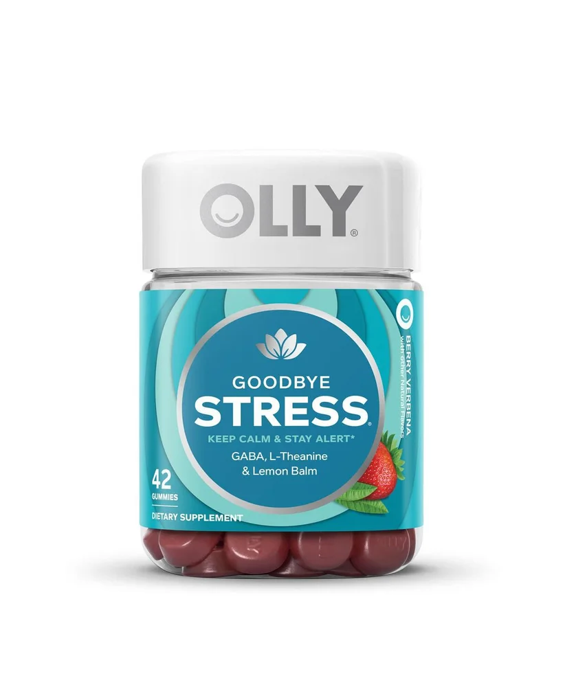 Goodbye Stress Gummies, Berry Verbena, 42 Count