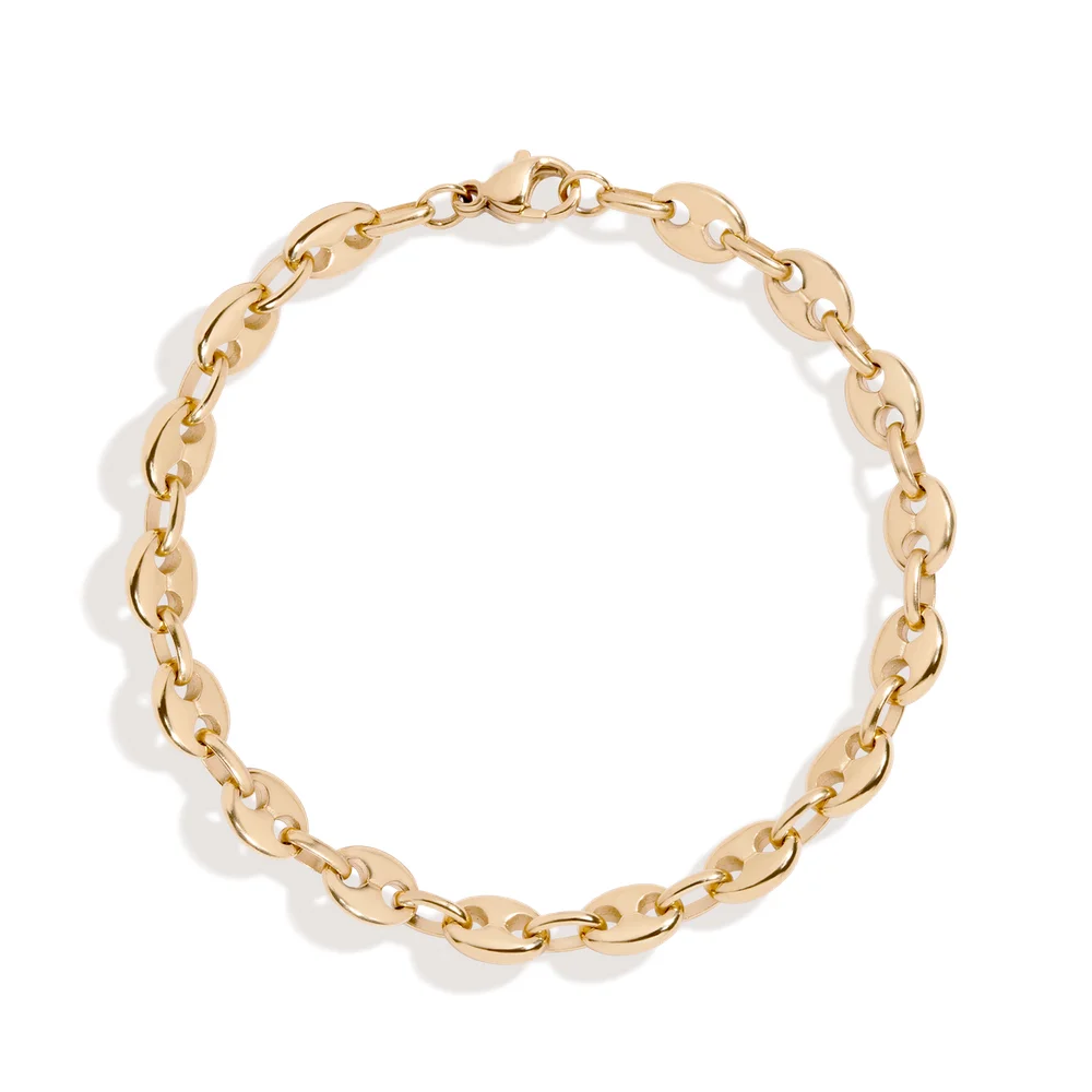 Puffed Mariner Chain Bracelet