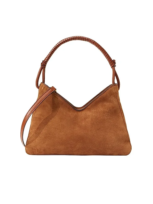 Staud Valerie Suede Shoulder Bag