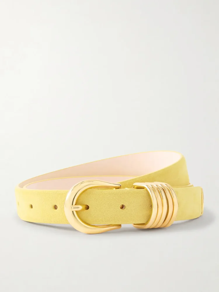2.5 cm Hollyhock suede belt