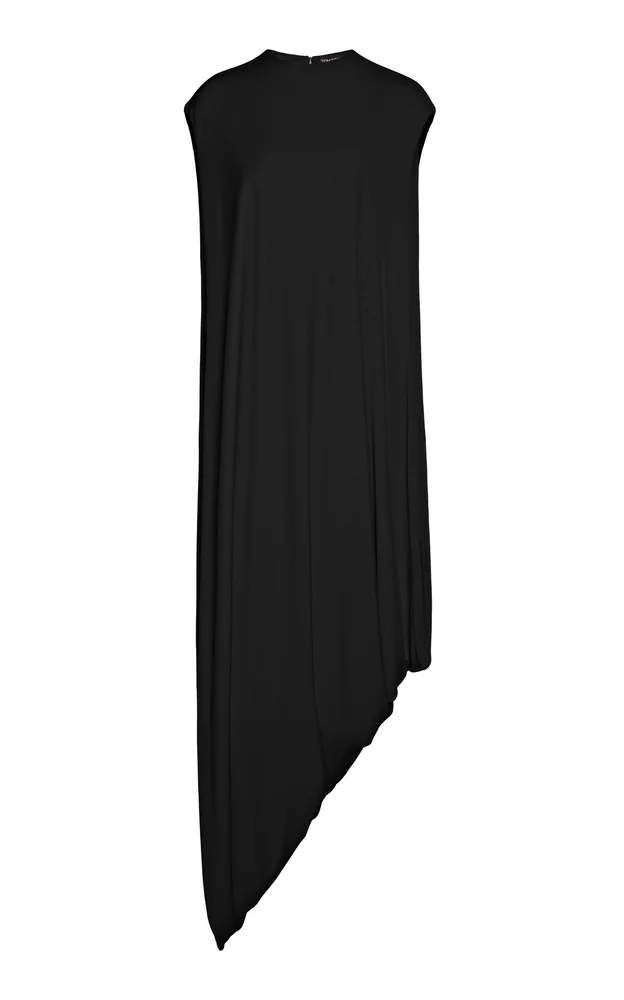 Impossible Draped Crepe Jersey Long Top