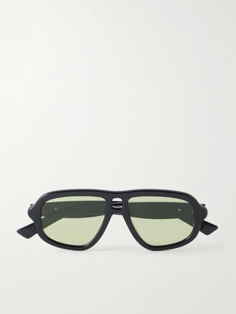 Sophia Ribbon aviator-style acetate sunglasses