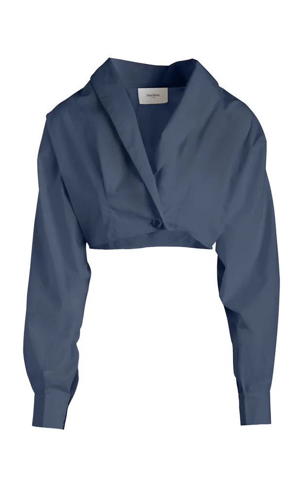 Eterna Cotton Poplin Top