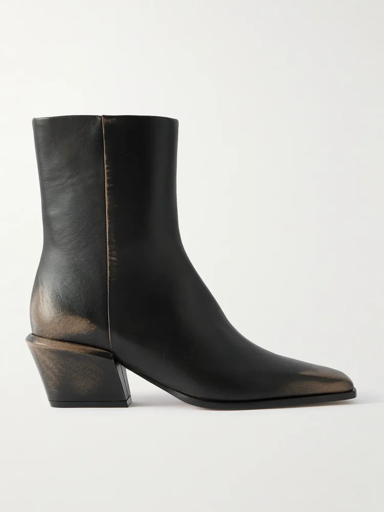 Bettina 50 leather ankle boots