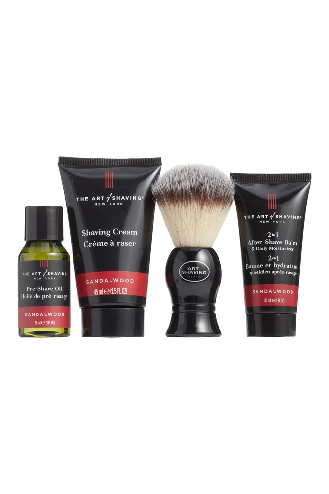 Sandalwood Essential 4-Piece Shaving Collection