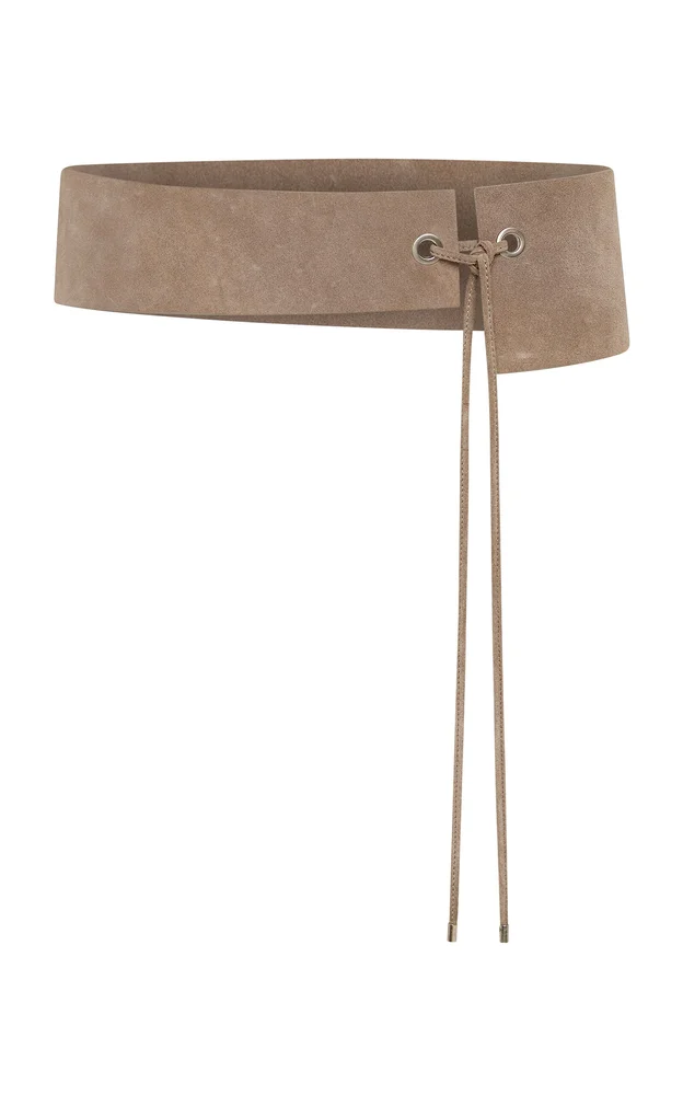 Suede Asymmetric Belt