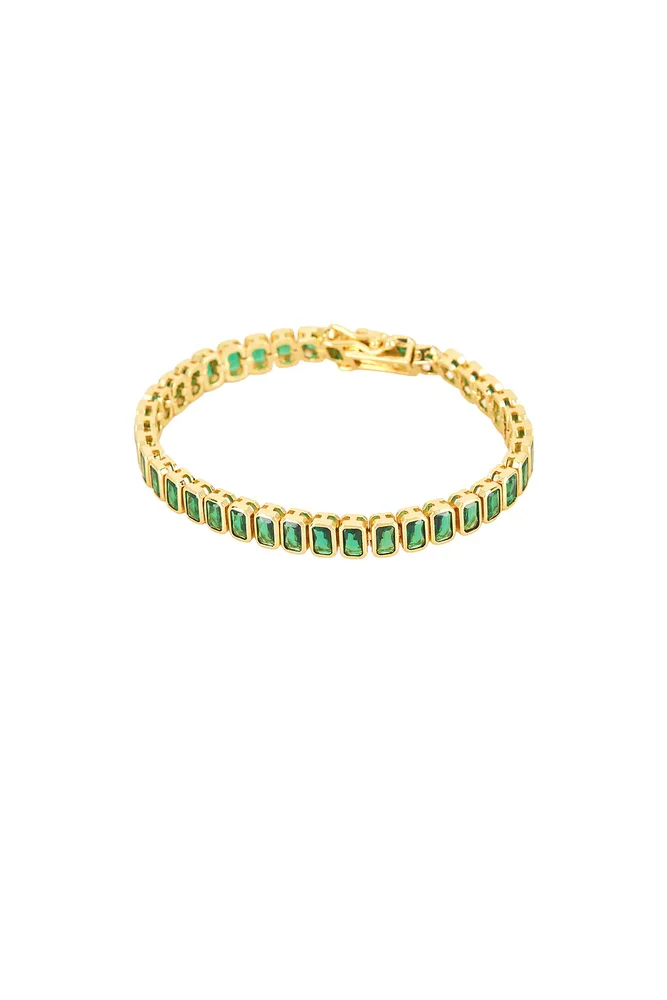 Esmi Rectangle Tennis Bracelet