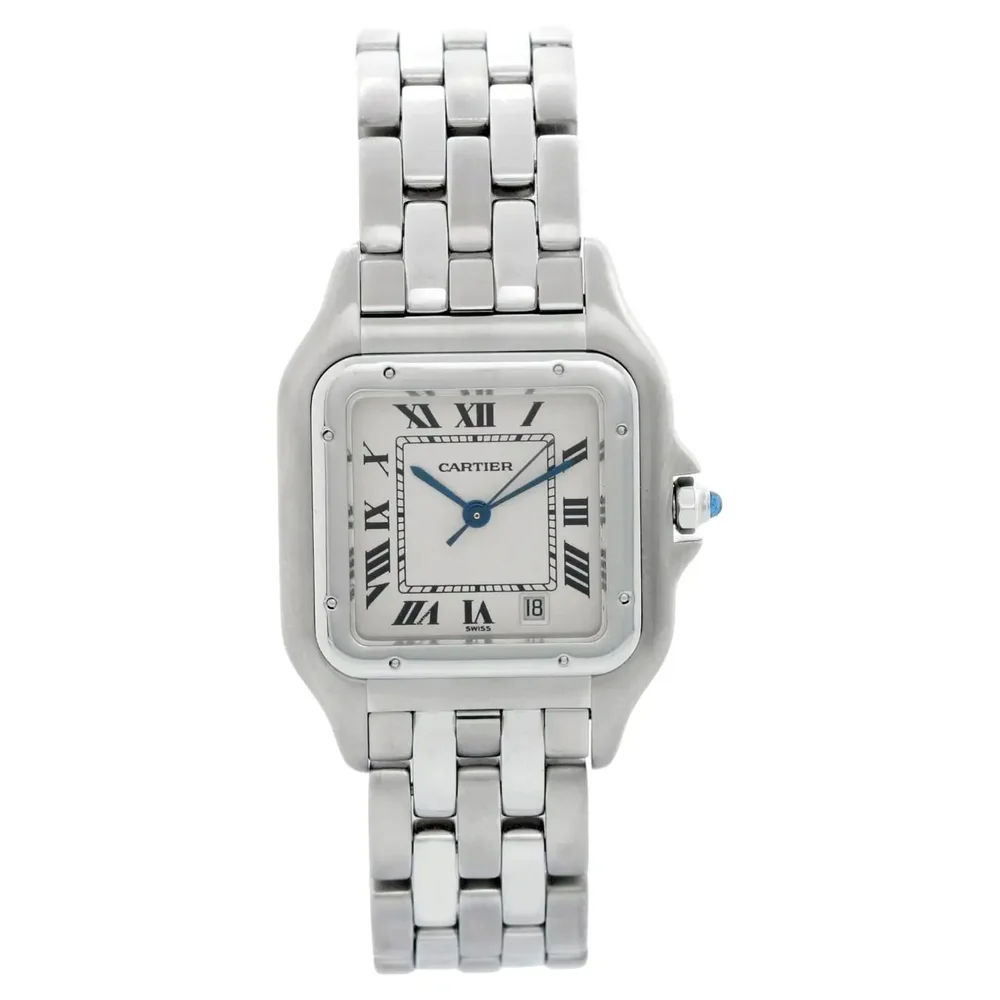 Pre-Owned Panthère de Cartier Midsize Stainless Steel Watch W25054P5