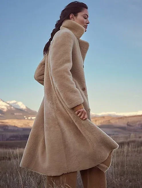 Overland Isabella Reversible Sheepskin Coat