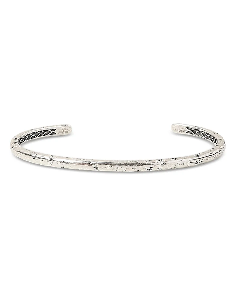 Men's Sterling Silver Artisan Cuff Bracelet