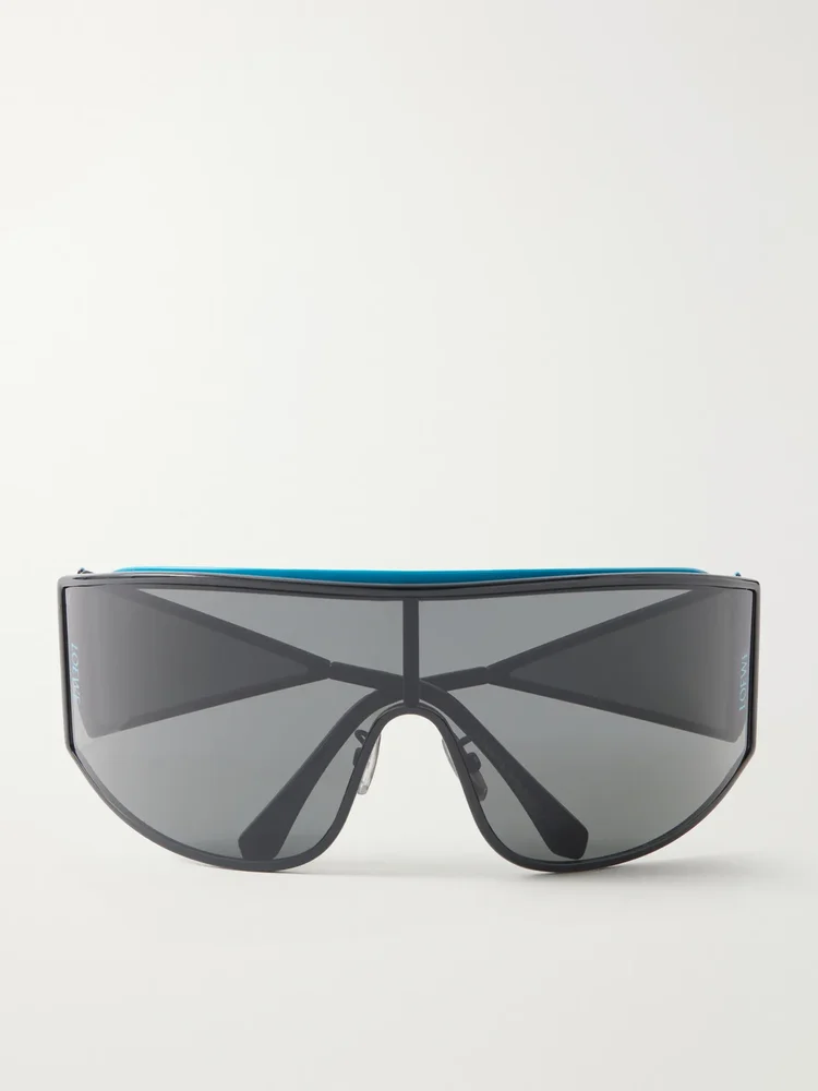 Speed Shield Mask metal sunglasses