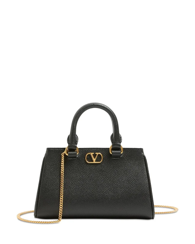 Mini VLogo Leather Handbag