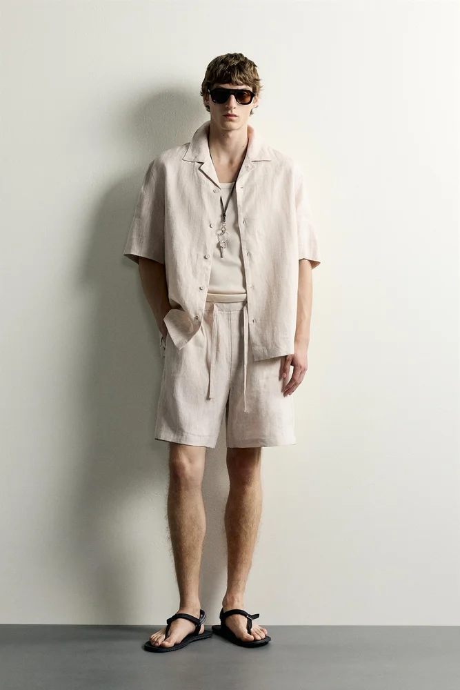100% LINEN RELAXED FIT SHIRT