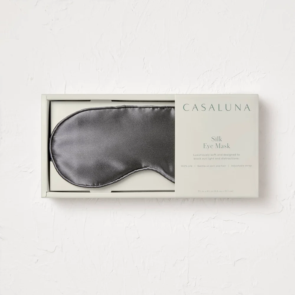Solid Silk Eye Mask