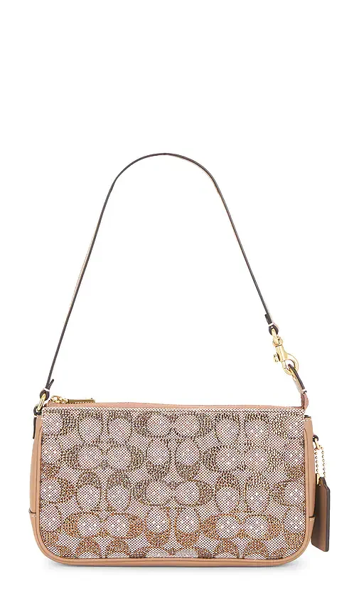 Crystal Signature Jacquard Plaza Bag