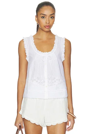 Madewell The Embroidered Leah Top
