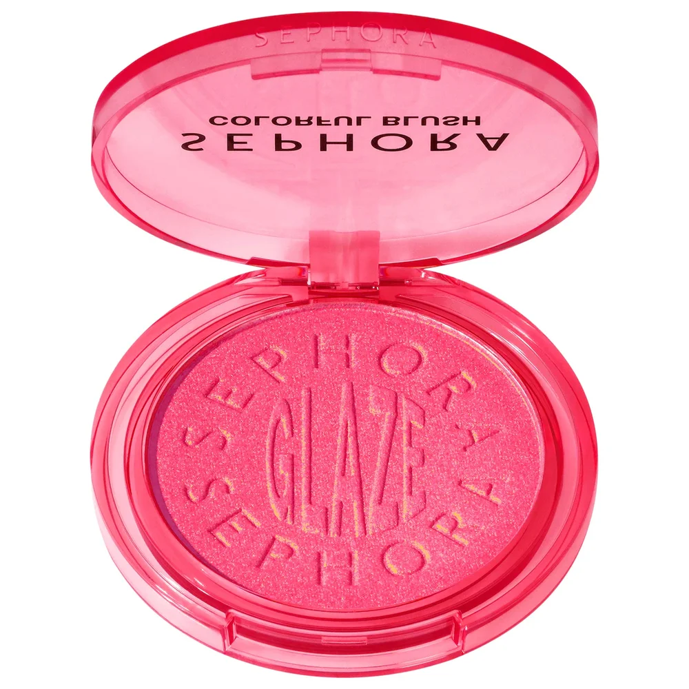 Colorful Blush and Highlighter Glaze in 02 Morning Blaze