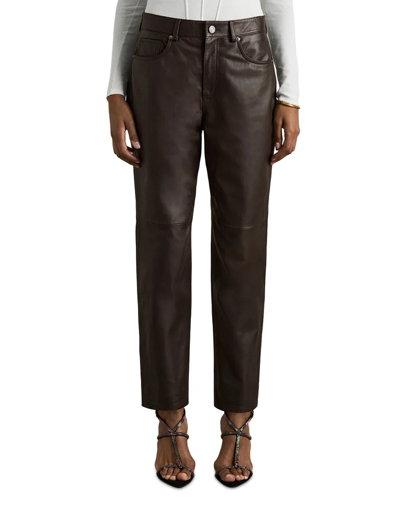 Verona Slim Leather Pants