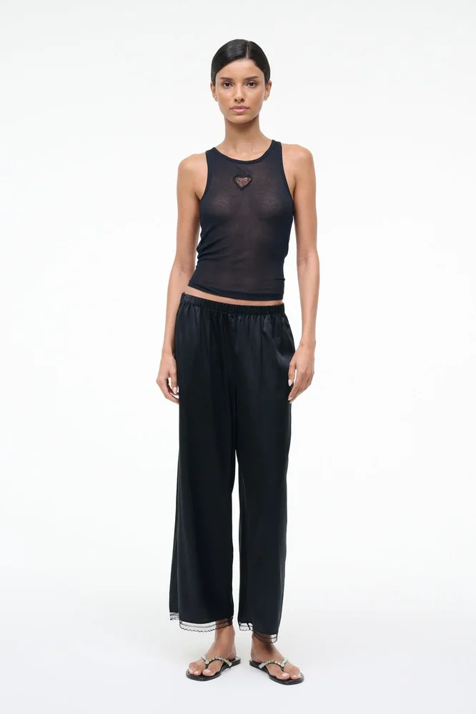 KIRBY SILK CROPPED PANT