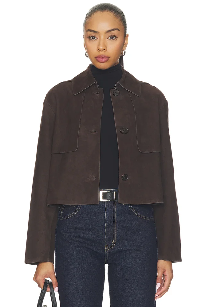 Crop Trench Jacket