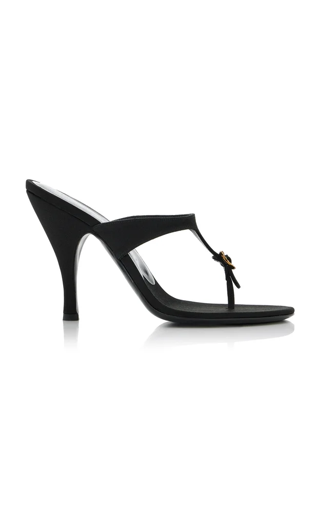 Kiss and Tell Satin Sandals