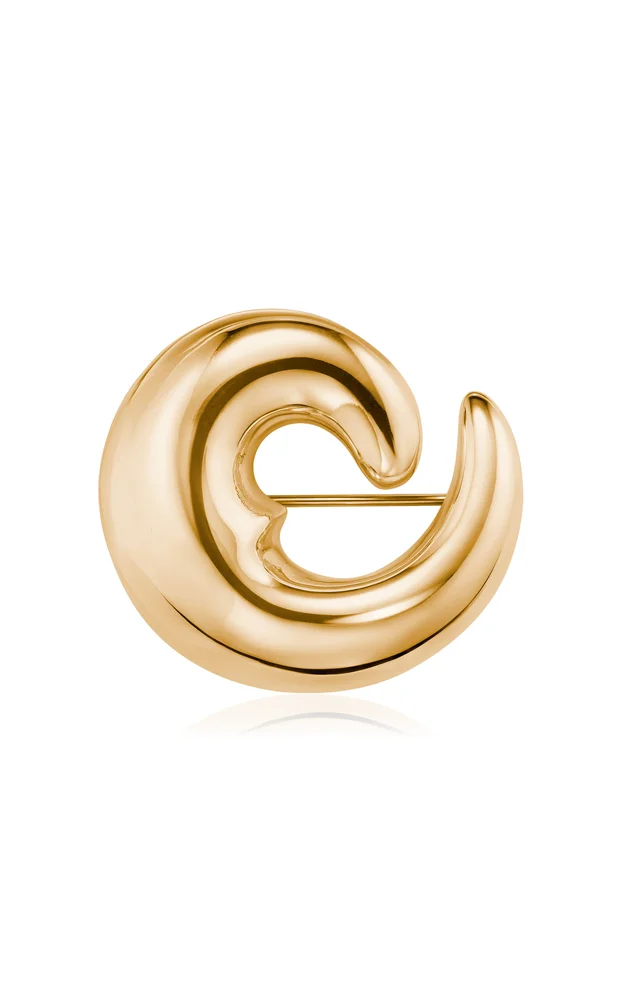 Nadia 18K Gold Vermeil Brooch