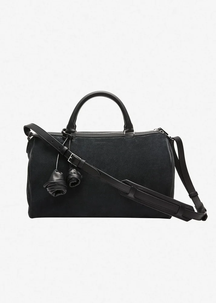 magdabutrym.com Varsovia bag in grey suede