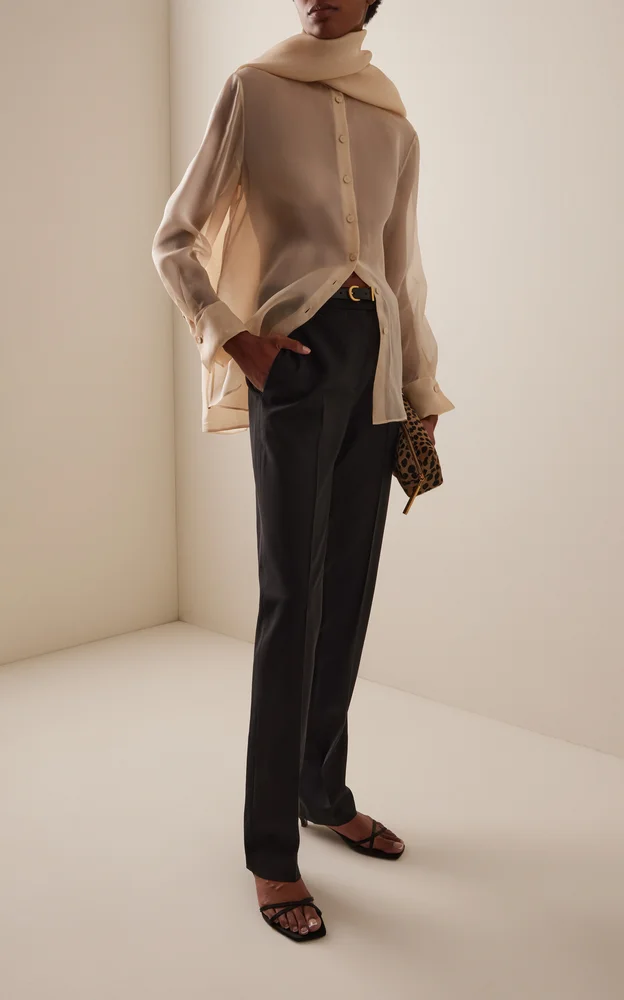 Silk-Organza Blouse