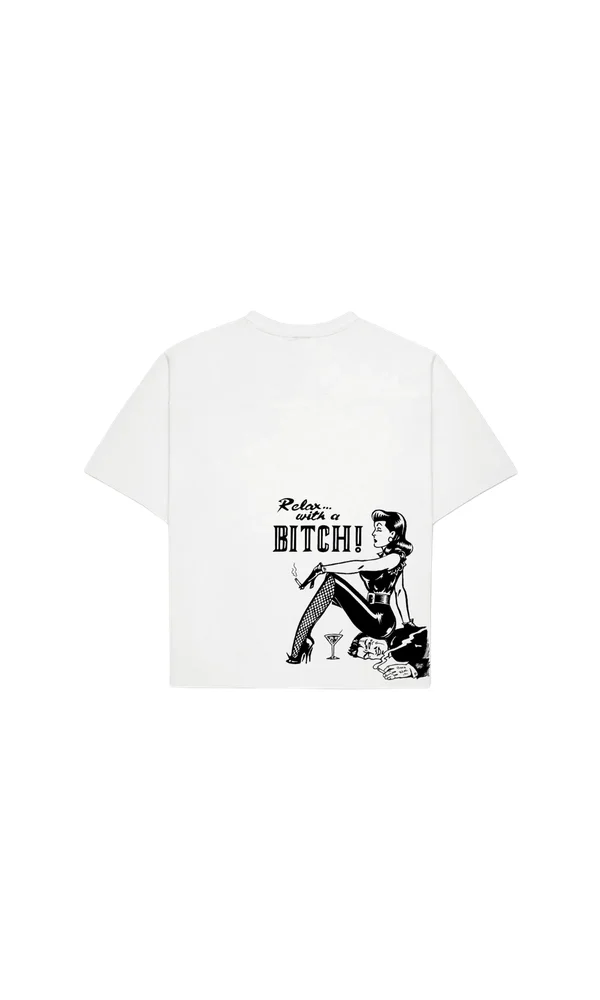 Relax With a B*tch ‘90s Boxy Tee