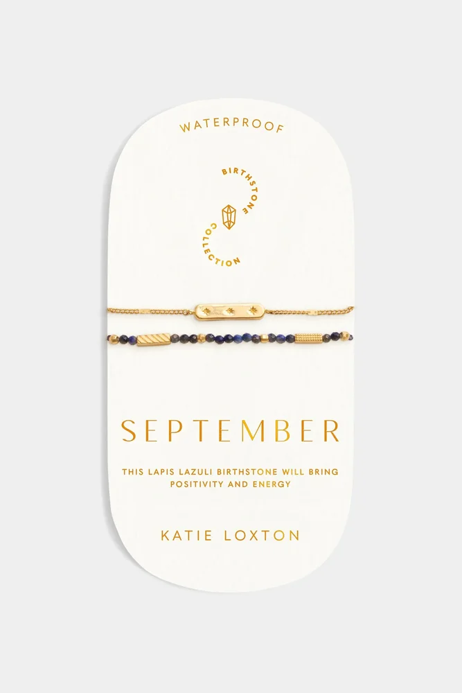 Birthstone Bracelet 'September' in Lapis Lazuli