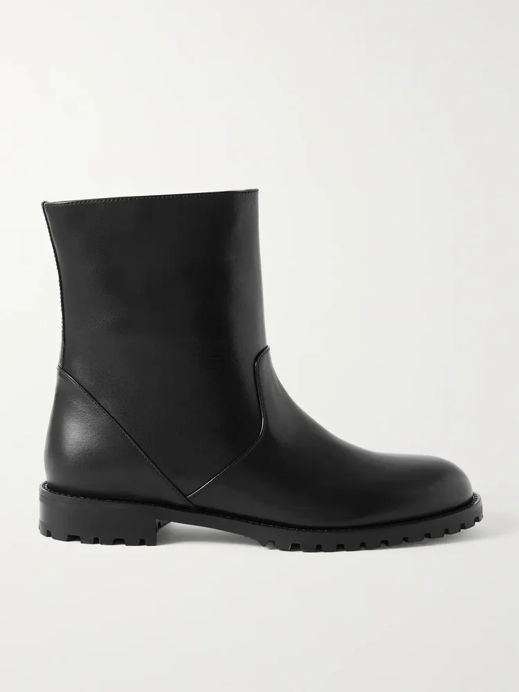 motosa leather ankle boots