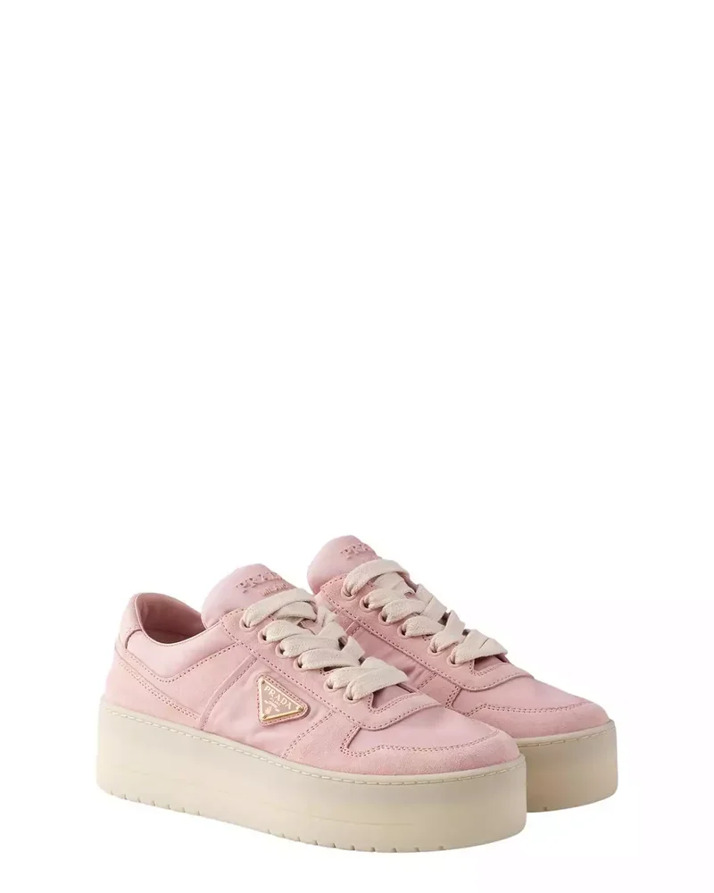Women's Downtown Bold Re-Nylon and Suede Sneakers
